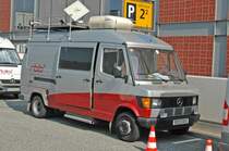 Mercedes Benz, Schnittmobil des RBB Berlin im Einsatz auf dem Messegelnde am 02. September 2005 in Berlin. (C) Matthias Rhe 
