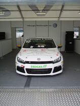 Ein VW Scirocco des VW Scirocco Cups auf den Hockenheimring am 17.10.10