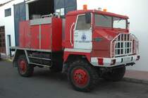 Ein altes spanisches Feuerwehrauto Pegaso. Gesichtet am 09.12.2010 in Arrecife/Lanzarote.