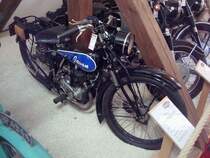 Javon, gebaut von J.A.Vogler in Nrnberg 1930, 1-Zyl.Motor mit 198ccm und 6PS, Oldtimer-Museum Mekirch, Aug.2010