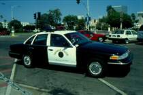 Ein Fahrzeug der Hafenpolizei von San Diego im Juli 1997