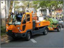 Dieses Multicar-Fahrzeug traf ich am 10.10.2007 in der Altstadt von Ratingen an.