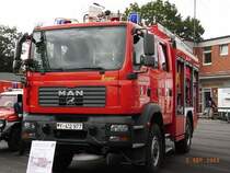 Gebäudebrandfahrzeug der TrÜbpl Feuerwehr Munster
Am Tag der Nachbarschaftsfeuerwehr in Munster den 05.09.2009 aufgenommen.