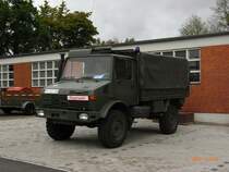 Mehrzweckfahrzeug der TrÜbPl Feuerwehr Munster
Am Tag der Nachbarschaftsfeuerwehr in Munster den 05.09.2009 aufgenommen.