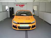 Ein VW Scirocco des VW Scirocco Cups auf den Hockenheimring am 17.10.10