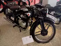 Z�ndapp DBK250, wurde gebaut von 1936-38, 1-Zyl.Motor mit 198ccm und 7PS, 85Km/h, Mattes-Z�ndapp-Museum, Aug.2010