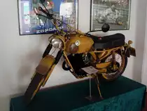 Z�ndapp KS 125B, extra konstruierte Gel�ndemaschine f�r die Bundeswehr, Baujahr 1969, Mattes-Z�ndapp-Museum Sigmaringen, Aug.2010