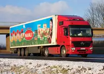 MB Actros 1846  NAMLI , A61 bei Miel 15.12.2010