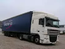 DAF XF105.460 mit Delacher+Co Auflieger;101002