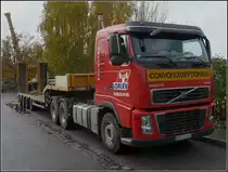 Volvo FH 16 Sattelzug aufgenommen am 31.10.2010 beim Bahnhof von Ettelbr�ck.
