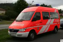 Mercedes Benz Sprinter Mehrzweckfahrzeug der  Freiwilligen Feuerwehr Stadt Wallenfels  (Landkreis Kronach). Aufgenommen am 26. September 2010 in Mitwitz.