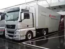 Ein MAN TGX von Abt-Sportsline auf den N�rburgring am 08.08.10