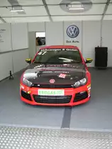 Ein VW Scirocco des VW Scirocco Cups auf den N�rburgring beim DTM Rennen am 08.08.10