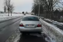 Jauguar S-Type in Lehrte am 03.1.2011.