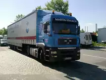 MAN TGA, von der Spedition MARTIN KNAACK, in Hamburg-Rothenburgsort, am
26.06.10