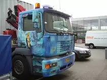 Ein MAN Container LKW von RC Maschines in Karlsruhe Messe am 15.01.11