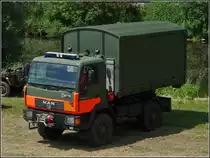 MAN LE10.220 Absetzkipper aufgenommen in Diekirch am 04.07.2010.  