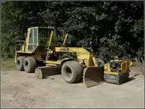 Grader der Firma MBU vom Typ G 130A fotografiert am 04.09.2010 bei Heiderscheid.