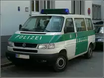 VW T4 der Bundespolizei aufgenommen in Regnsburg am 11.09.2010.