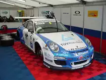 Ein Porsche 911 des Porsche Carrera Cups auf den N�rburgring am 08.08.10