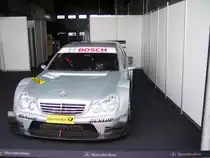 Ein Mercedes Benz C Klasse in der Boxengasse auf den N�rburgring am 27.07.08