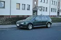 VWG Golf IV am, 16.01.2011 in Lehrte.