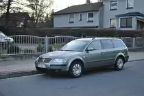 VW Passat am, in Lehrte am 16.01.2011 in Lehrte.