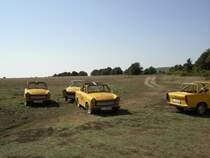 Trabantsafari bei Nessebar (Bulgarien) am 17-8-2006.