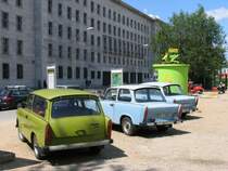 Trabant in Berlin-Wilhelmstrae am 8-7-2007.