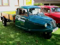 Goliath  Goli , von 1955-61 wurden �ber 4000 dieser dreir�drigen Lieferwagen gebaut, 2-Zyl.2-Takt-Motor, 465ccm/16PS und 586ccm/21PS, Oldtimertreffen FR-Hochdorf Sept.2007