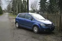 VW Golf 5 Plus, am 16.01.2011 in Lehrte.