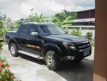 Ein Pick-up Ford Ranger am 03.10.2009 in Thailand