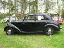Limousine MB 170 S aus der Landeshauptstadt Schwerin bei der Oldtimer-Rally, Wohlenberg 01.05.2010