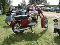 Motorrad JAWA 350 aus dem Landkreis Parchim, Meetzen 16.08.2009