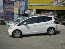 Ein Honda Jazz der 2. Generation am 20.01.2011 in Buri Ram in Thailand