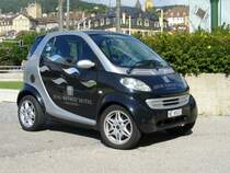 SMART - Werbesmart NE 89007 des Hotel Beau-Rivage in Neuchatel am 19.09.2007