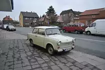 Ein Trabbi, am 20.09.2011 in Lehrte.