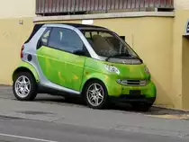 Gr�n - Grauer Smart in Z�rich am 23.01.2011