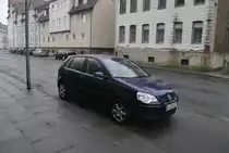 VW Polo in Lehrte am 23.01.2011 in Lehrte.