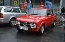 Alfa Romeo, am 23.01.2011 in Hannover am Hauptbahnhof.