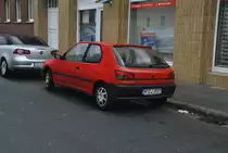 Pegeot 306, am 23.11.2011 in Lehrte.