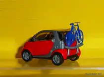 BUSCH - Smart mit Fahrrad .. Smart Modell
