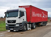 MAN TGS 18.440 Container, abgestellt in Odendorf - 15.01.2011