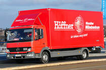 MB mit Kofferaufbau  Hffner  auf der Kennedybrcke in Bonn - 10.01.2011