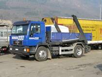 MAN Muldentransporter in Biel am 29.01.2011