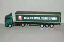 MAN TGA LX (Herpa) mit Getrnkekoffer  Spaten 
