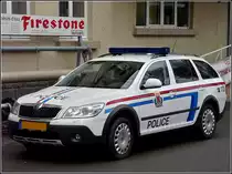 Skoda Oktavia der luxemburgischen Polizei aufgenommen am 05.02.2011.