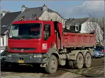 Diesen Renault Kipper habe ich am 08.02.2011 in Ptange fotografiert.