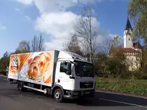 MAN TGL8.250 einer namhaften sterr. Grobckerei auf Auslieferungstour im Bezirk Freistadt;101027