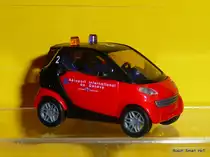 BUSCH - Rot / Schwarzer Smart  Airport Genve .. Smart Modell

